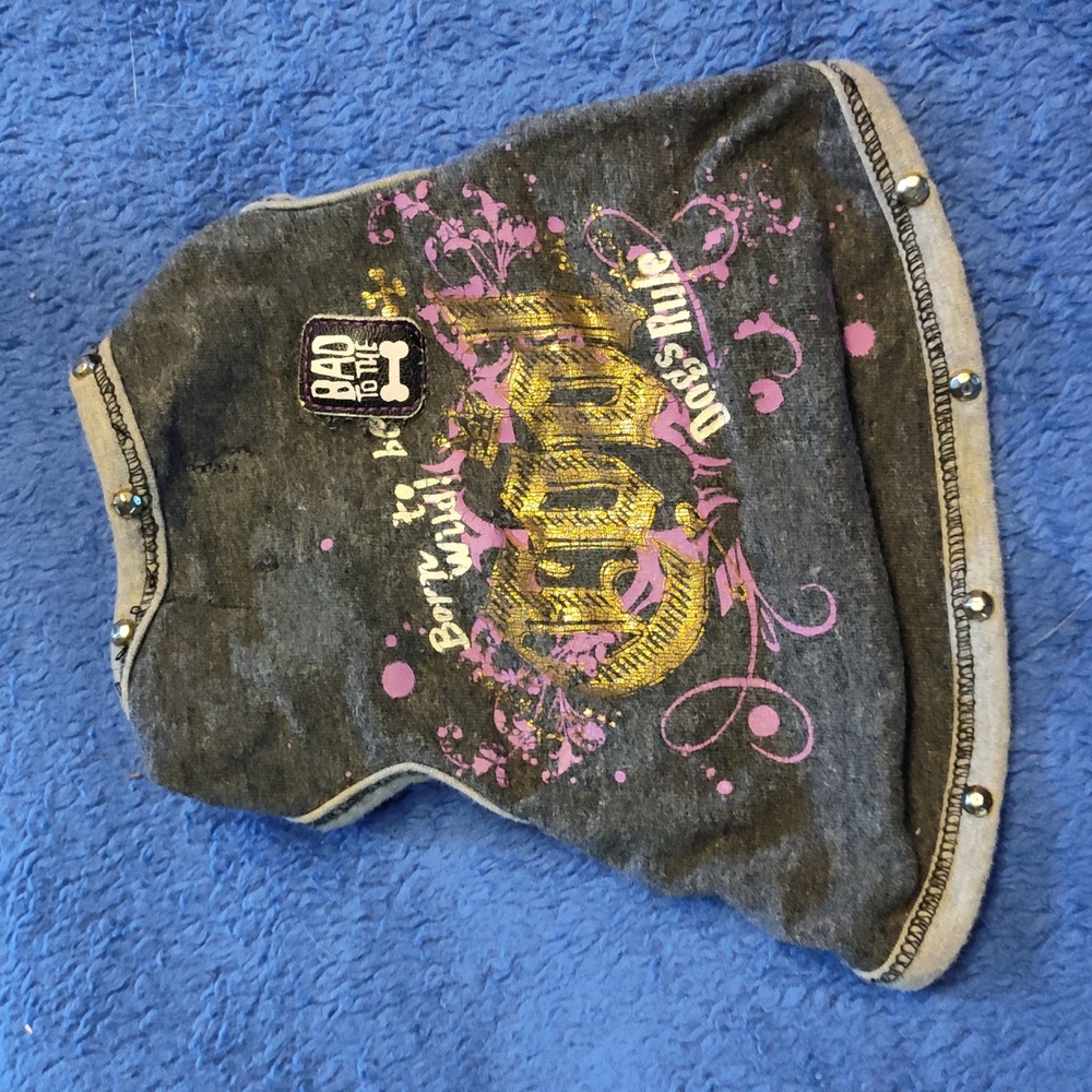 Puppy shirt " bad to the bone"